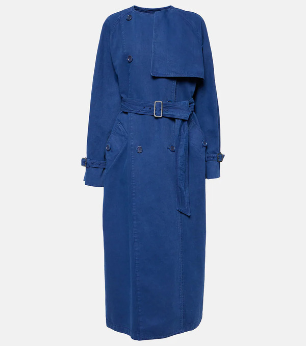  Max Mara Max Mara Calao Cotton Canvas Trench Coat 