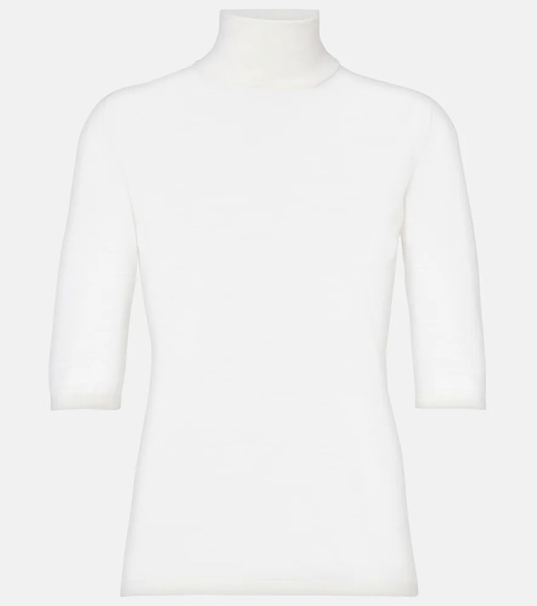  Max Mara Max Mara Cecina Virgin Wool Turtleneck Top 
