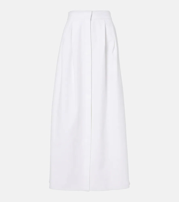  Max Mara Max Mara Cotton-blend Gabardine Maxi Skirt 