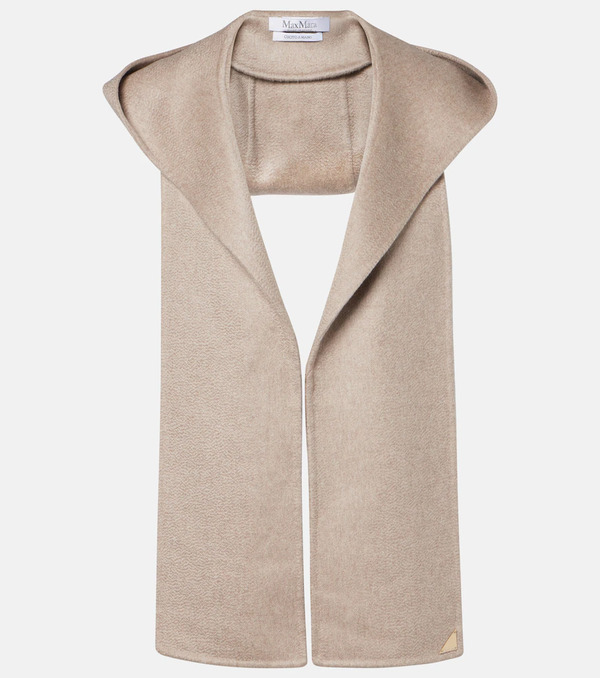  Max Mara Max Mara Hooded Cashmere Scarf 