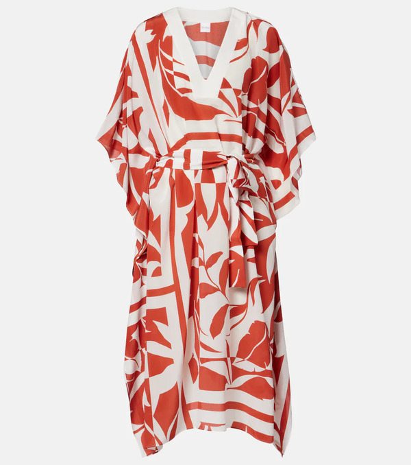  Max Mara Max Mara Lancia Floral Silk Beach Dress 