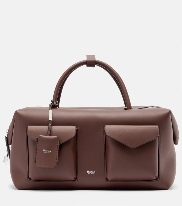  Max Mara Max Mara Large Leather Top-handle Bag 