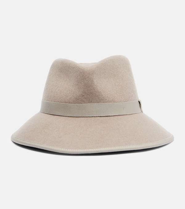  Max Mara Max Mara Locusta Wool Felt Fedora Hat 