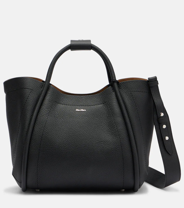  Max Mara Max Mara Marine Leather Tote Bag 