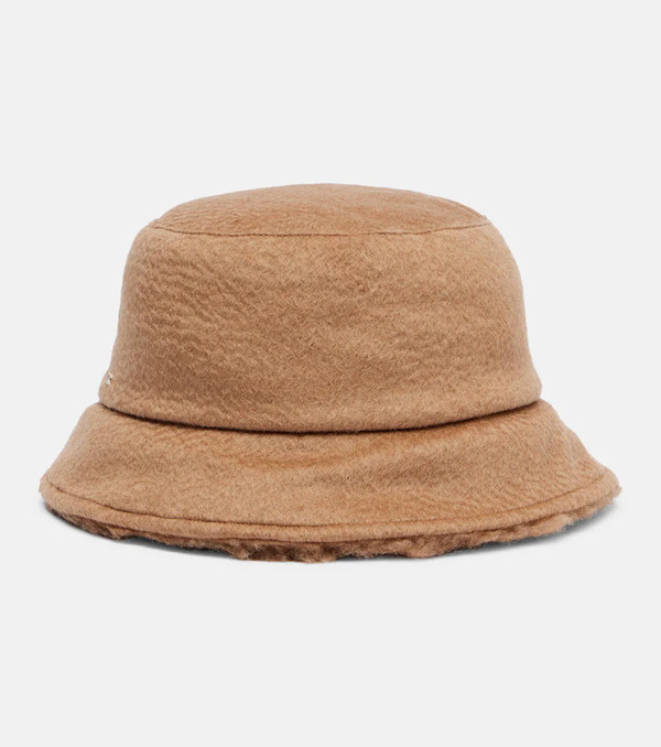  Max Mara Max Mara Reversible Camel Hair Bucket Hat 