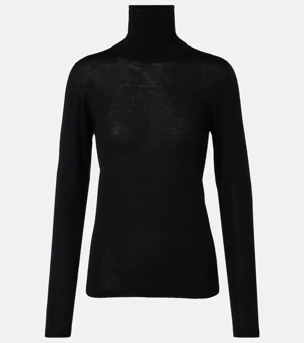  Max Mara Max Mara Saluto Virgin Wool Turtleneck Sweater 