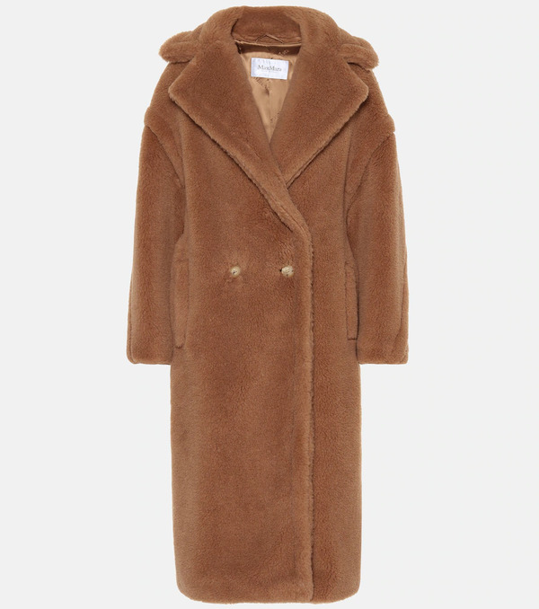  Max Mara Max Mara Teddy Bear Camel Hair And Silk Coat 