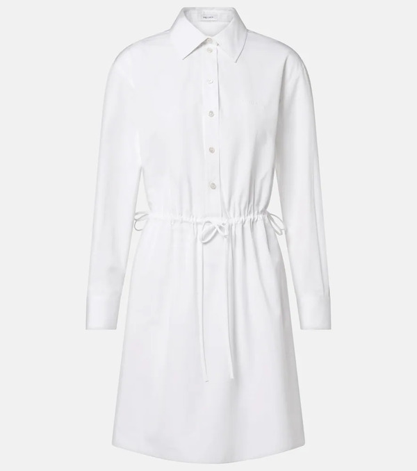  Mcqueen Mcqueen Cotton Poplin Shirt Dress 