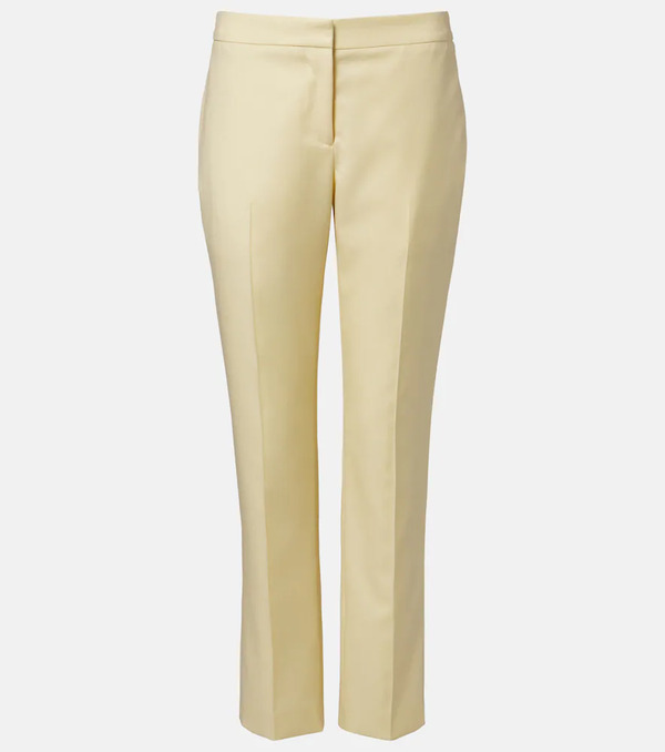  Mcqueen Mcqueen Cropped Straight Pants 