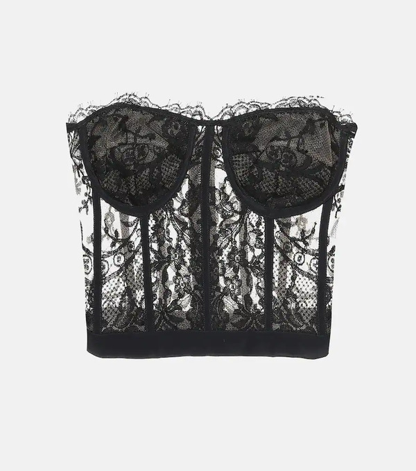  Mcqueen Mcqueen Lace Bustier 