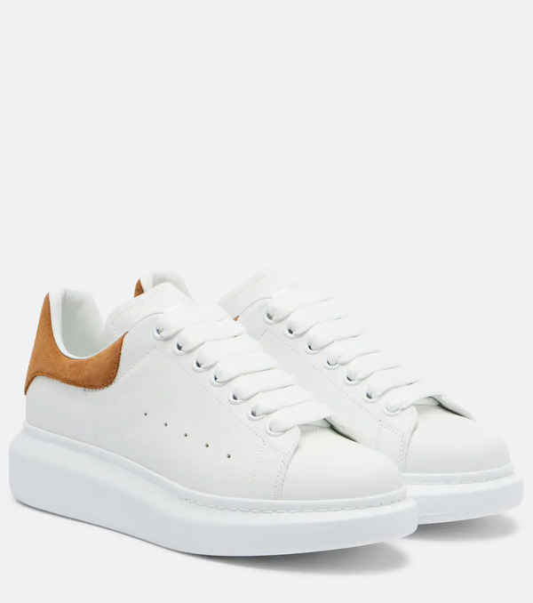  Mcqueen Mcqueen Oversized Leather Sneakers 