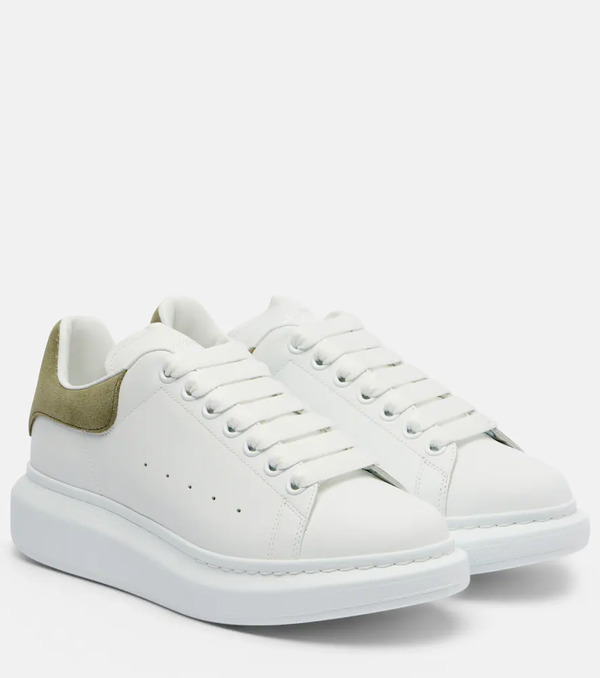  Mcqueen Mcqueen Oversized Leather Sneakers 