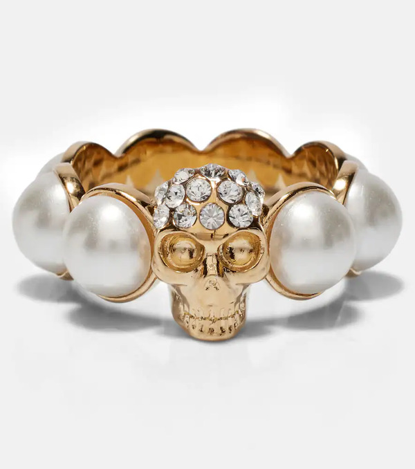 Mcqueen Mcqueen Skull Embellished Ring 