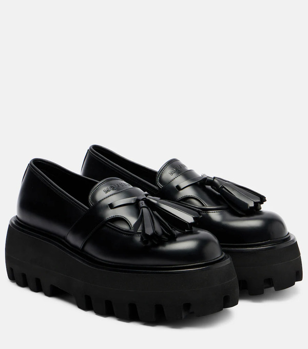  Mcqueen Mcqueen Sofa Leather Platform Loafers 