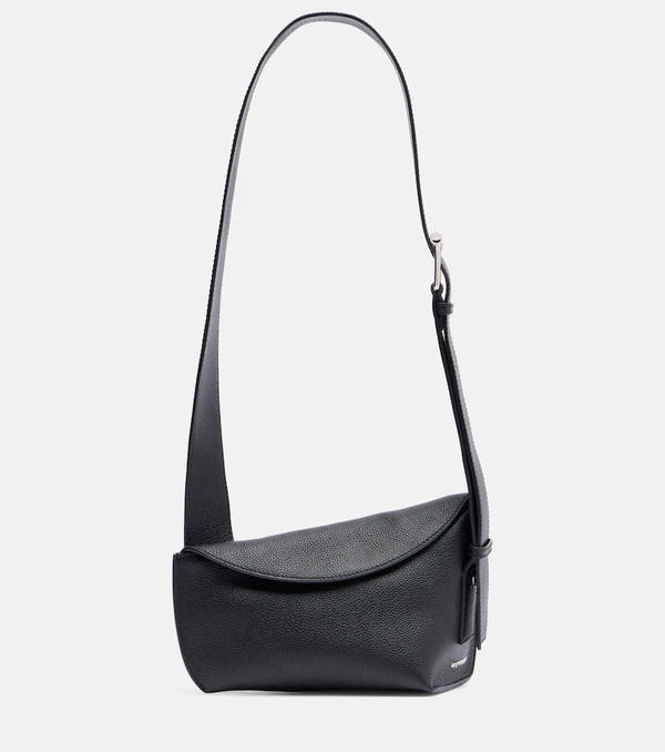  Mcqueen Mcqueen T-bar Sling Leather Shoulder Bag 