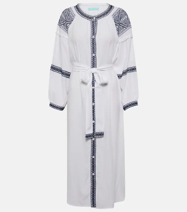  Melissa Odabash Melissa Odabash Ally Embroidered Midi Dress 