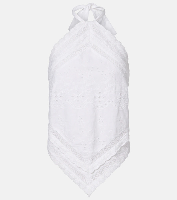  Melissa Odabash Melissa Odabash Felicity Embroidered Cotton Top 