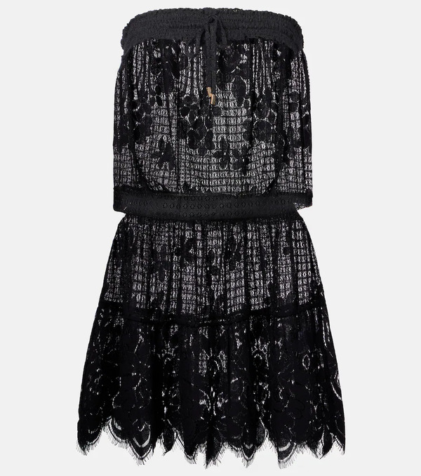  Melissa Odabash Melissa Odabash Isla Floral Shirred Minidress 