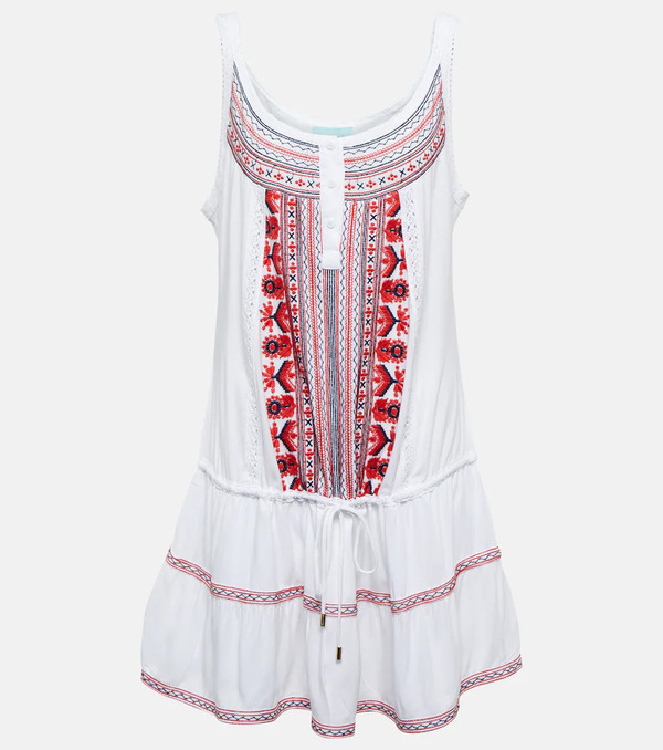  Melissa Odabash Melissa Odabash Jaz Embroidered Minidress 