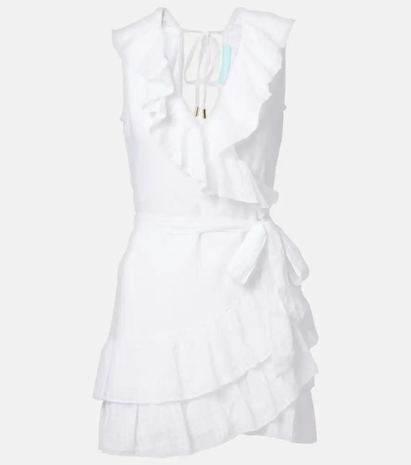  Melissa Odabash Melissa Odabash Molly Open-back Cotton Wrap Dress 