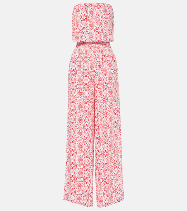  Melissa Odabash Melissa Odabash Naomi Floral Cotton Jumpsuit 