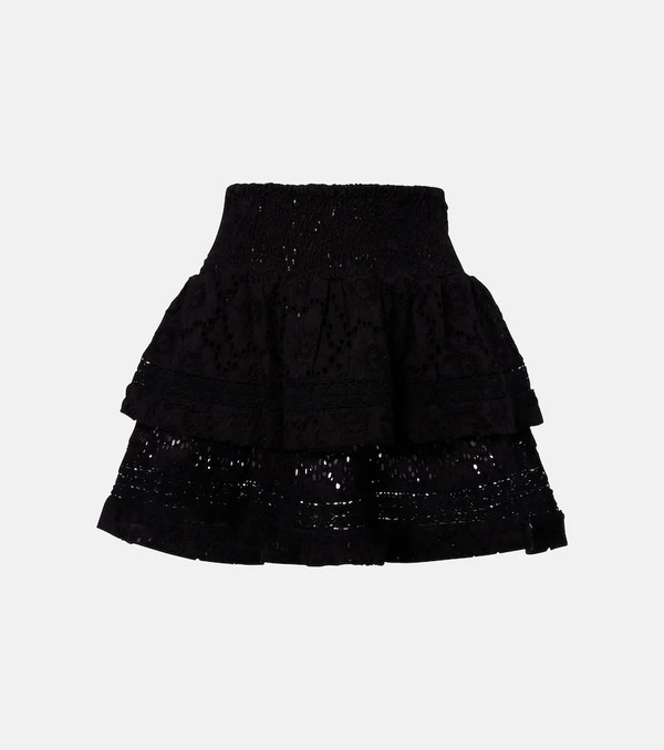  Melissa Odabash Melissa Odabash Riri Cotton Broderie Miniskirt 