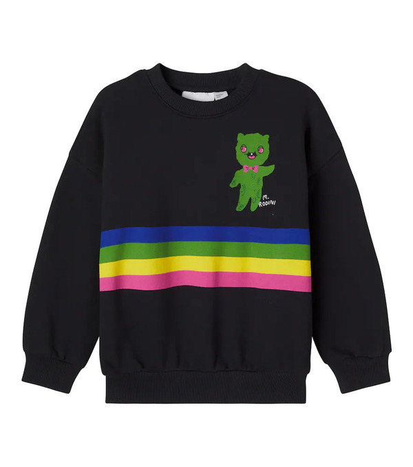  Mini Rodini Mini Rodini Alien Cotton Jersey Sweatshirt 