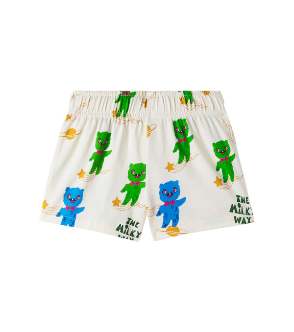  Mini Rodini Mini Rodini Alien Printed Cotton Jersey Shorts 