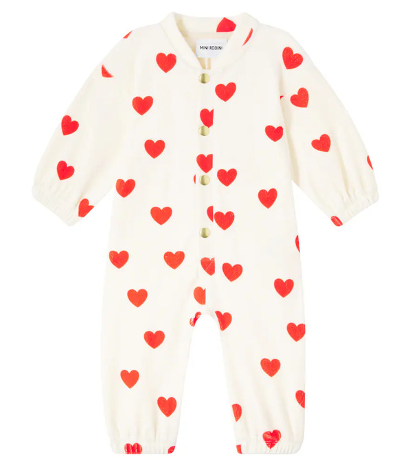  Mini Rodini Mini Rodini Baby Printed Cotton-blend Onesie 