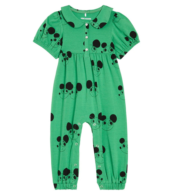  Mini Rodini Mini Rodini Baby Ritzratz Cotton Jersey Jumpsuit 