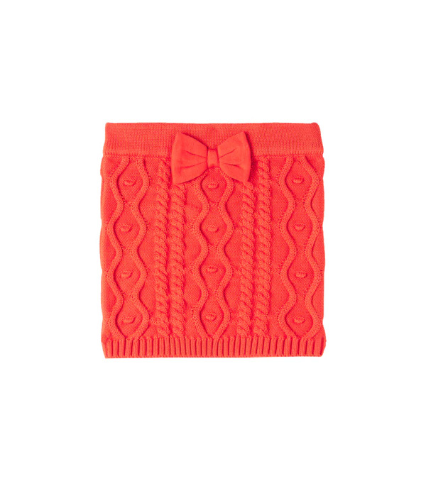  Mini Rodini Mini Rodini Bow-detail Knitted Cotton Skirt 