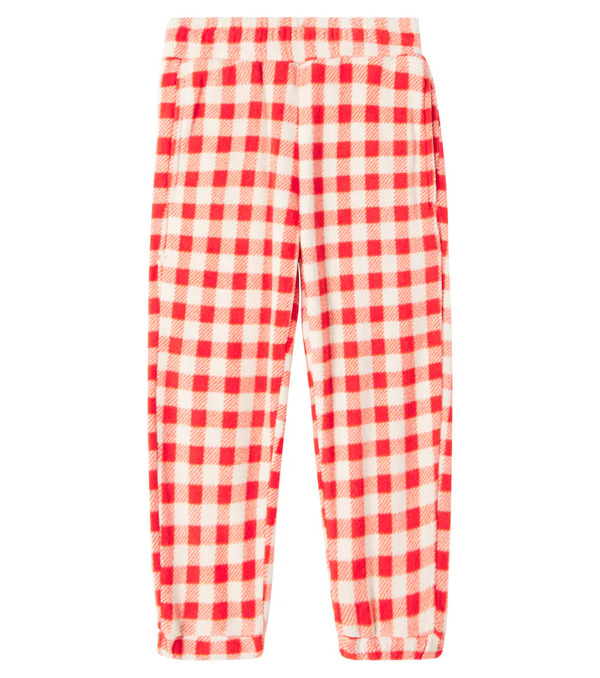  Mini Rodini Mini Rodini Gingham Fleece Sweatpants 