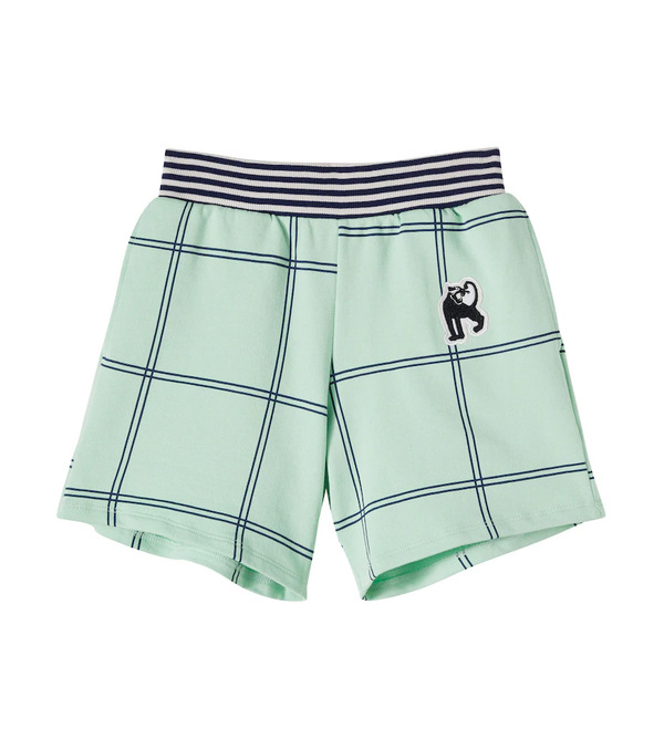  Mini Rodini Mini Rodini Panther Cotton Jersey Shorts 