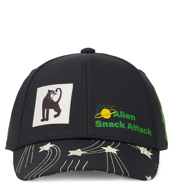  Mini Rodini Mini Rodini Printed Canvas Baseball Cap 