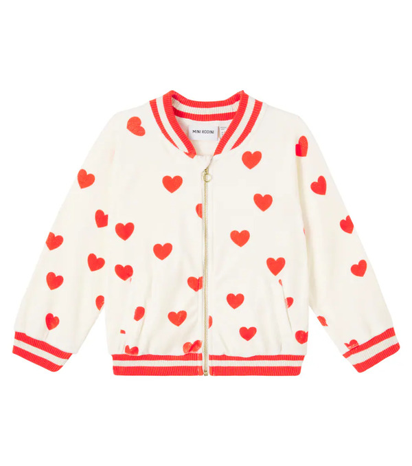  Mini Rodini Mini Rodini Printed Cotton-blend Bomber Jacket 