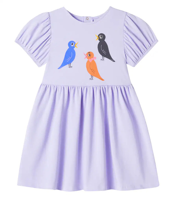  Mini Rodini Mini Rodini Printed Cotton-blend Dress 