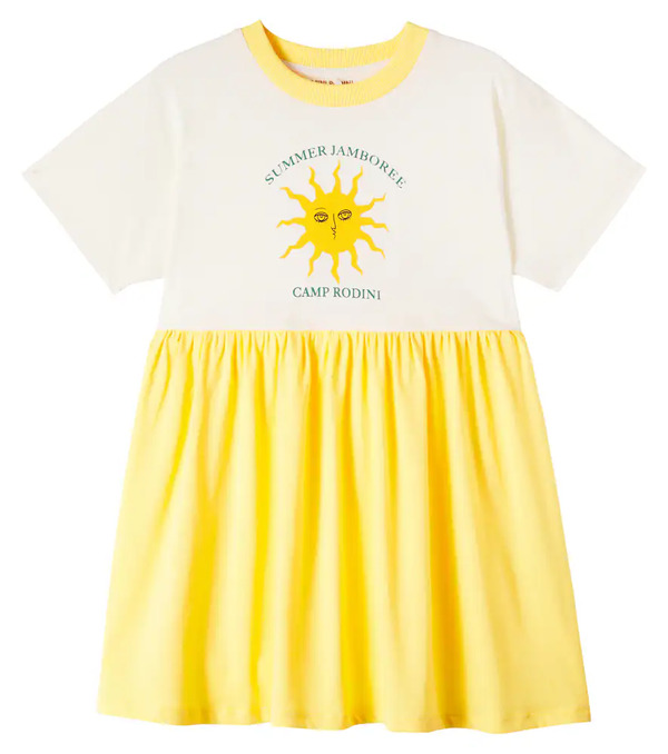  Mini Rodini Mini Rodini Printed Cotton Dress 
