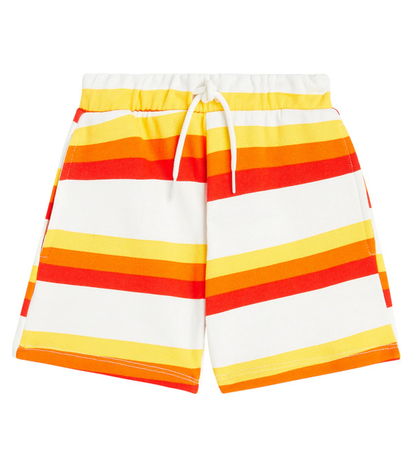  Mini Rodini Mini Rodini Striped Cotton Jersey Shorts 