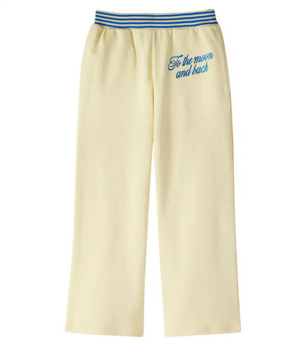  Mini Rodini Mini Rodini To The Moon Cotton Jersey Sweatpants 