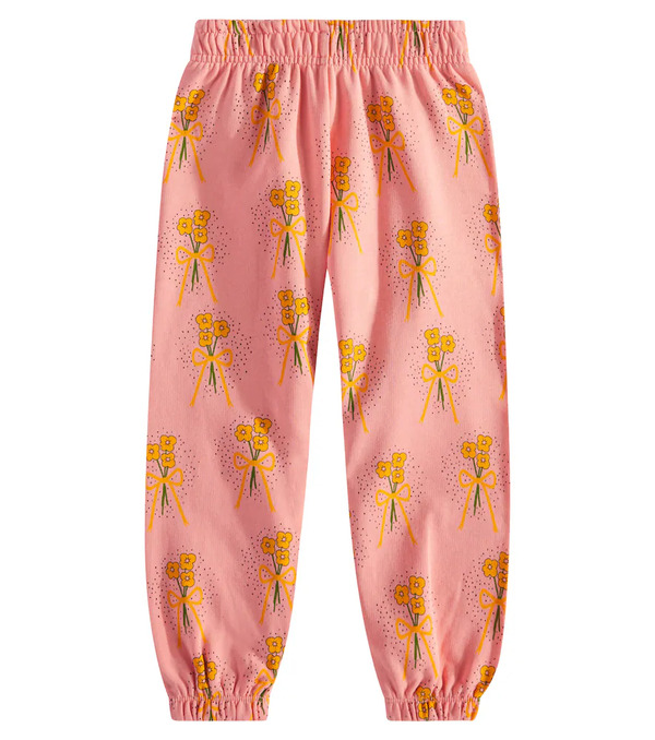  Mini Rodini Mini Rodini Winter Flowers Cotton Sweatpants 