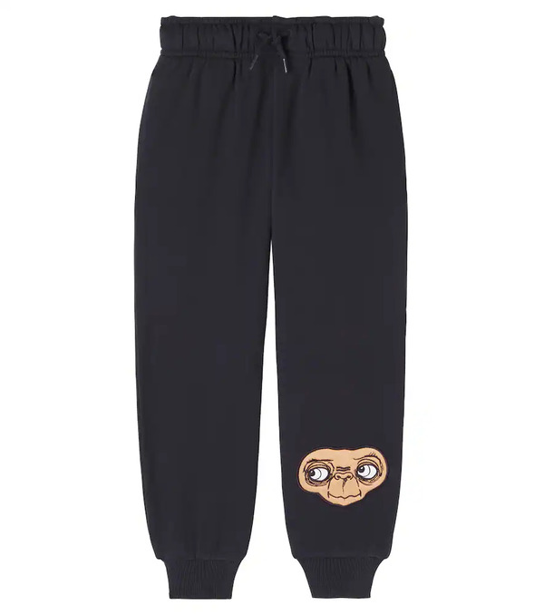  Mini Rodini Mini Rodini X E.t. Cotton Jersey Sweatpants 