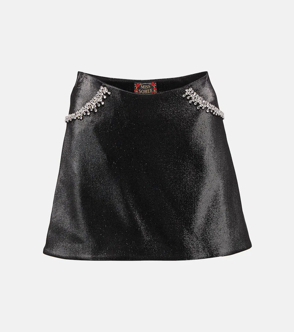  Miss Sohee Miss Sohee Embellished Miniskirt 