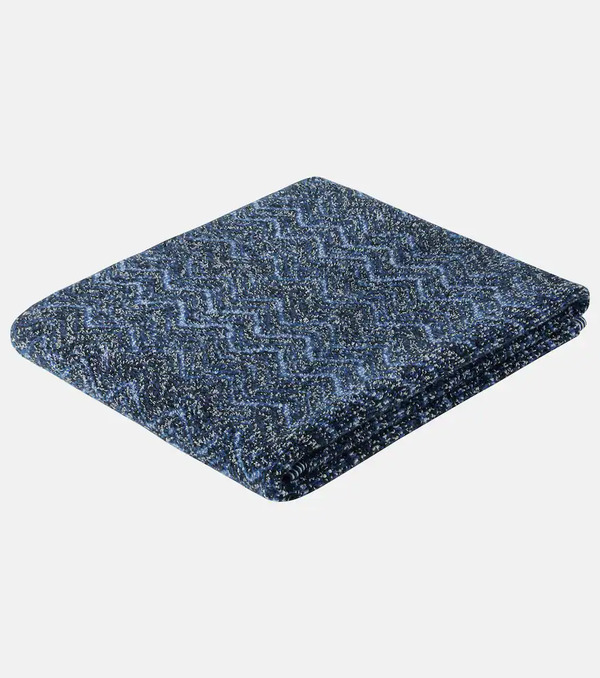  Missoni Missoni Azul Zigzag Cotton Terry Beach Towel 