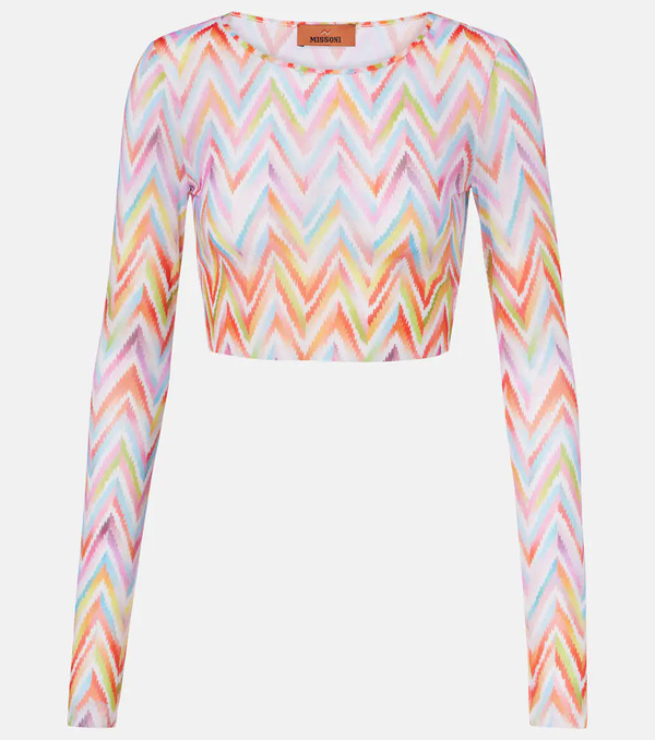  Missoni Missoni Chevron Cropped Top 