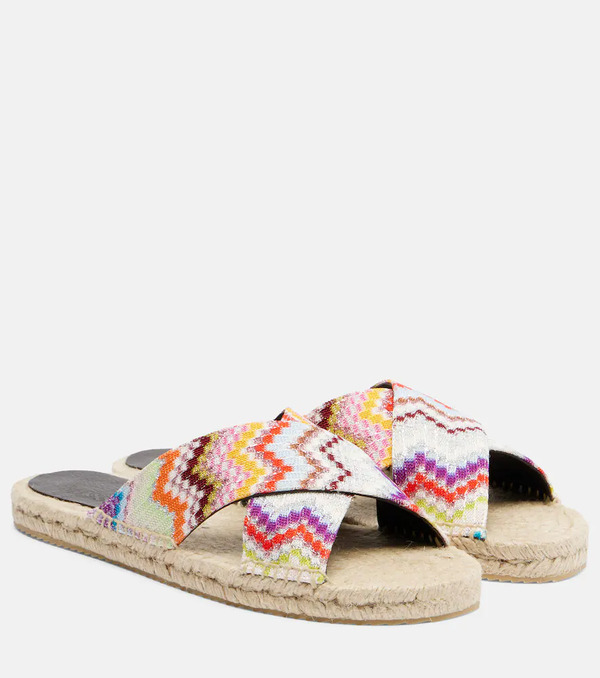  Missoni Missoni Harlow Zigzag Lamã© Espadrille Sandals 