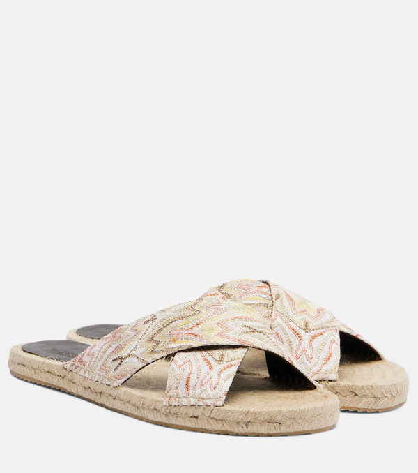  Missoni Missoni Harlow Zigzag Lamã© Espadrille Sandals 