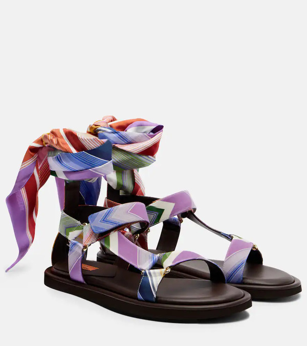  Missoni Missoni Maud Chevron Twill Sandals 