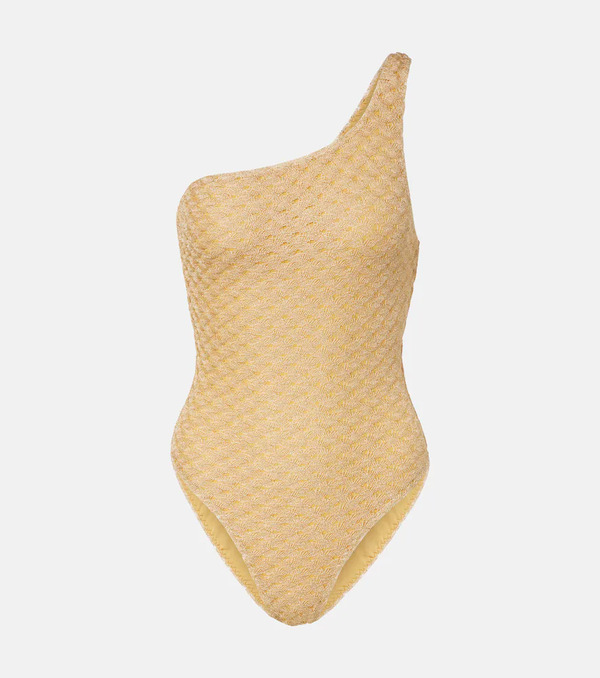  Missoni Missoni One-shoulder Lamã© Swimsuit 