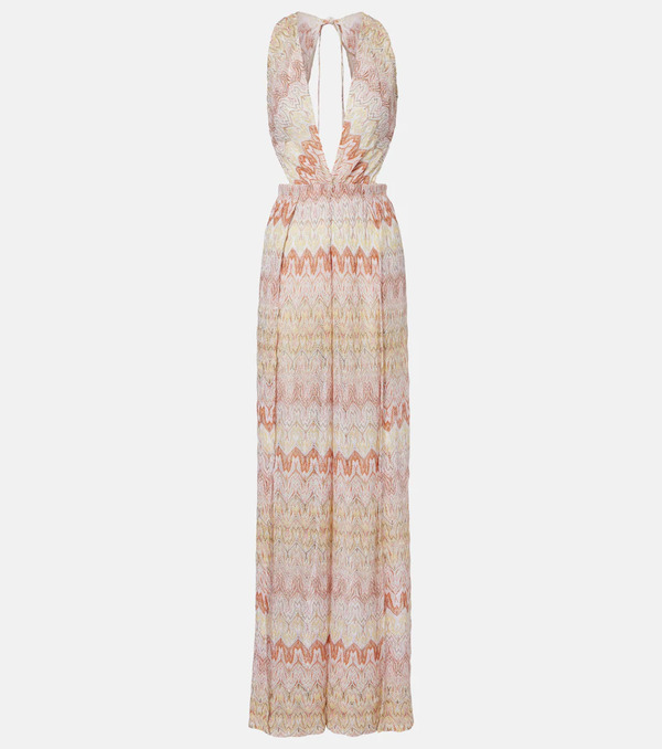  Missoni Missoni Open-back Lamã© Jumpsuit 