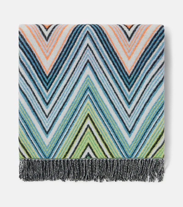  Missoni Missoni Plume Zig Zag Wool-blend Throw 